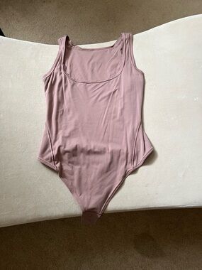 Women's Sleeveless Bodysuit in Dusty Rose